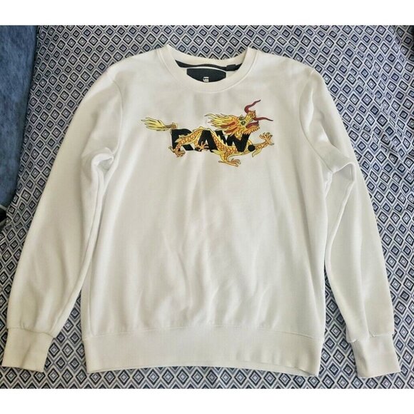 G-Star Raw Dragon Crewneck Sweater Men Size  Large - Picture 1 of 16